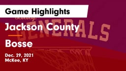 Jackson County  vs Bosse  Game Highlights - Dec. 29, 2021