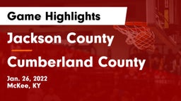 Jackson County  vs Cumberland County  Game Highlights - Jan. 26, 2022