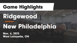Ridgewood  vs New Philadelphia  Game Highlights - Nov. 6, 2023