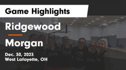Ridgewood  vs Morgan  Game Highlights - Dec. 30, 2023
