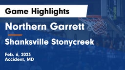 Northern Garrett  vs Shanksville Stonycreek  Game Highlights - Feb. 6, 2023