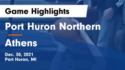 Port Huron Northern  vs Athens  Game Highlights - Dec. 30, 2021
