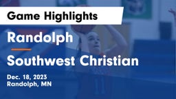 Randolph  vs Southwest Christian  Game Highlights - Dec. 18, 2023