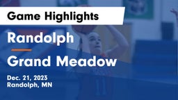 Randolph  vs Grand Meadow  Game Highlights - Dec. 21, 2023