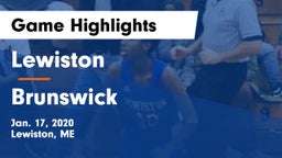 Lewiston  vs Brunswick  Game Highlights - Jan. 17, 2020