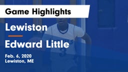 Lewiston  vs Edward Little  Game Highlights - Feb. 6, 2020
