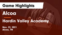 Alcoa  vs Hardin Valley Academy Game Highlights - Nov. 22, 2021