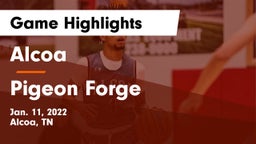 Alcoa  vs Pigeon Forge  Game Highlights - Jan. 11, 2022