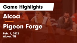 Alcoa  vs Pigeon Forge  Game Highlights - Feb. 1, 2022