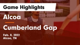 Alcoa  vs Cumberland Gap  Game Highlights - Feb. 8, 2022