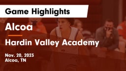 Alcoa  vs Hardin Valley Academy Game Highlights - Nov. 20, 2023