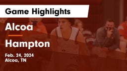 Alcoa  vs Hampton  Game Highlights - Feb. 24, 2024