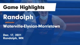 Randolph  vs Waterville-Elysian-Morristown  Game Highlights - Dec. 17, 2021