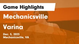 Mechanicsville  vs Varina  Game Highlights - Dec. 5, 2023