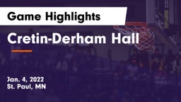 Cretin-Derham Hall  Game Highlights - Jan. 4, 2022