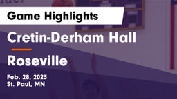 Cretin-Derham Hall  vs Roseville  Game Highlights - Feb. 28, 2023