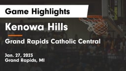 Kenowa Hills  vs Grand Rapids Catholic Central  Game Highlights - Jan. 27, 2023