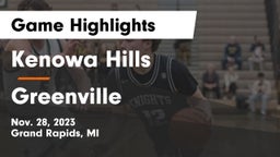 Kenowa Hills  vs Greenville  Game Highlights - Nov. 28, 2023