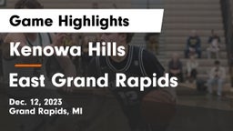 Kenowa Hills  vs East Grand Rapids  Game Highlights - Dec. 12, 2023