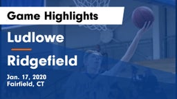 Ludlowe  vs Ridgefield  Game Highlights - Jan. 17, 2020