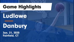 Ludlowe  vs Danbury  Game Highlights - Jan. 21, 2020