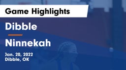 Dibble  vs Ninnekah  Game Highlights - Jan. 20, 2022