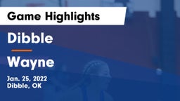 Dibble  vs Wayne  Game Highlights - Jan. 25, 2022
