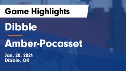 Dibble  vs Amber-Pocasset  Game Highlights - Jan. 20, 2024
