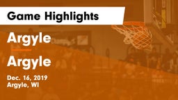 Argyle  vs Argyle  Game Highlights - Dec. 16, 2019