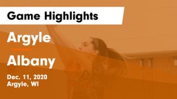 Argyle  vs Albany  Game Highlights - Dec. 11, 2020