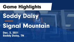 Soddy Daisy  vs Signal Mountain Game Highlights - Dec. 3, 2021