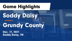 Soddy Daisy  vs Grundy County  Game Highlights - Dec. 17, 2021