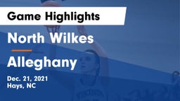 North Wilkes  vs Alleghany  Game Highlights - Dec. 21, 2021