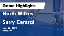 North Wilkes  vs Surry Central  Game Highlights - Jan. 26, 2022