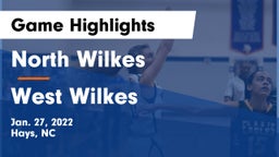 North Wilkes  vs West Wilkes  Game Highlights - Jan. 27, 2022