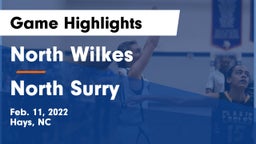 North Wilkes  vs North Surry  Game Highlights - Feb. 11, 2022