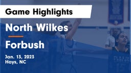 North Wilkes  vs Forbush  Game Highlights - Jan. 13, 2023