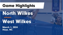 North Wilkes  vs West Wilkes  Game Highlights - March 1, 2024