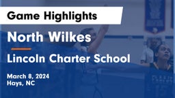 North Wilkes  vs Lincoln Charter School Game Highlights - March 8, 2024