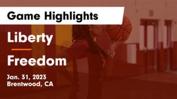 Liberty  vs Freedom  Game Highlights - Jan. 31, 2023