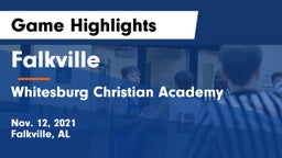 Falkville  vs Whitesburg Christian Academy  Game Highlights - Nov. 12, 2021