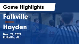 Falkville  vs Hayden  Game Highlights - Nov. 24, 2021