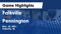 Falkville  vs Pennington  Game Highlights - Nov. 18, 2021