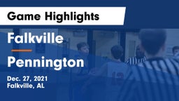 Falkville  vs Pennington  Game Highlights - Dec. 27, 2021