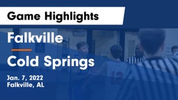 Falkville  vs Cold Springs Game Highlights - Jan. 7, 2022