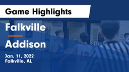Falkville  vs Addison Game Highlights - Jan. 11, 2022