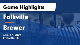 Falkville  vs Brewer  Game Highlights - Jan. 17, 2022