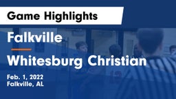 Falkville  vs Whitesburg Christian Game Highlights - Feb. 1, 2022