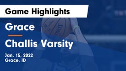 Grace  vs Challis Varsity Game Highlights - Jan. 15, 2022