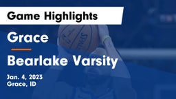 Grace  vs Bearlake Varsity Game Highlights - Jan. 4, 2023